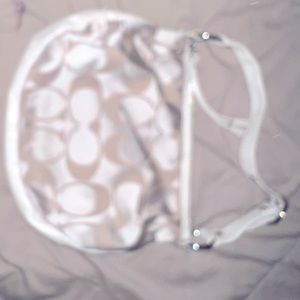 Silver Coach Purse